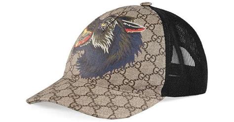 casquette gucci loup